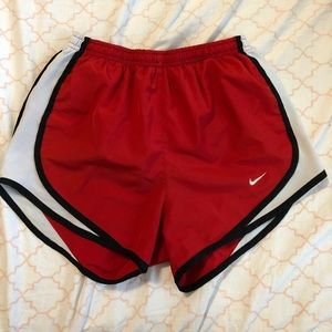 Red Nike Dri-Fit Shorts